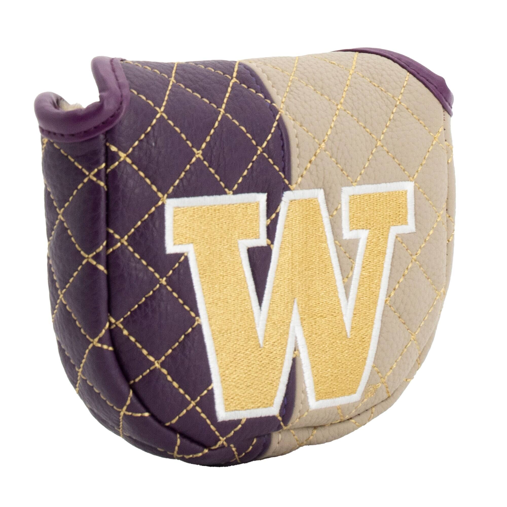 Alt View 2. Team Golf - Washington Huskies Quilted Mallet Putter Cover - Multicolor.