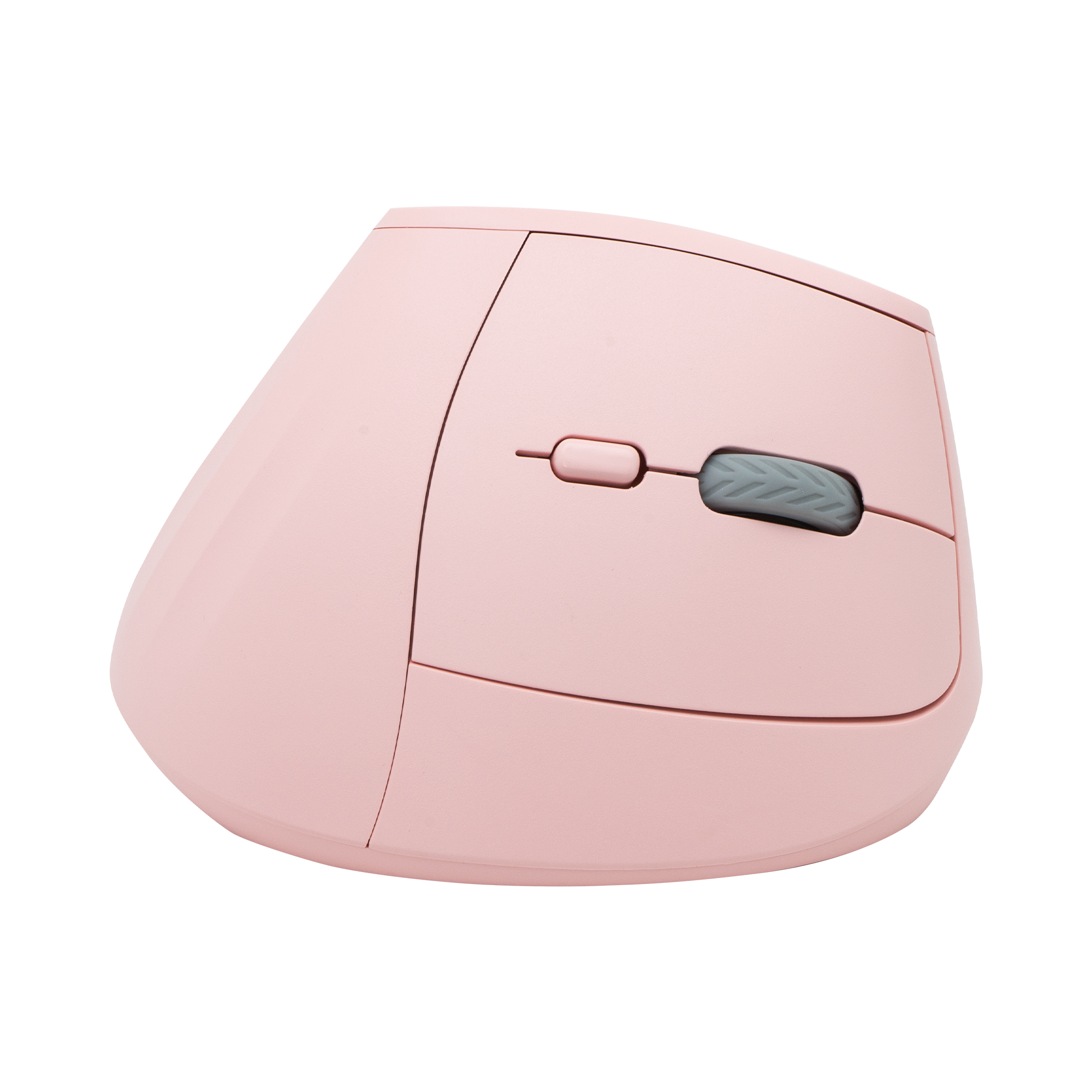 Left. J-Tech Digital - J-Tech Digital Wireless Vertical Ergonomic Mouse - Wireless & Bluetooth (Pink) - Pink.