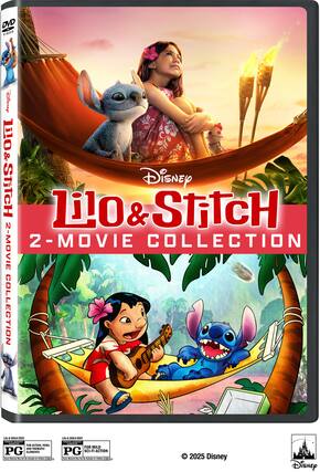 Front. Lilo & Stitch (2025) / Lilo & Stitch (2002) Movie Collection Multi-Feature (2 Disc) - DVD.