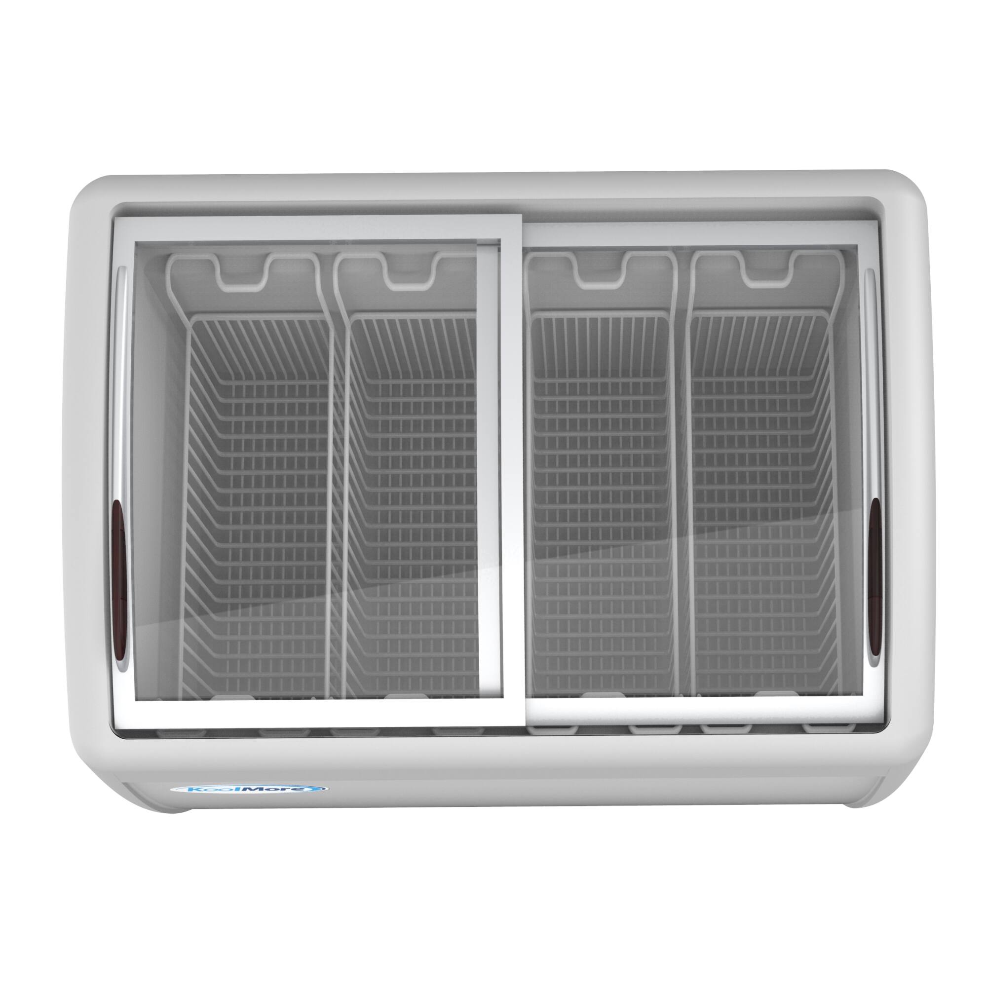 Angle. Koolmore - 50 in. Display Ice Cream Freezer - 12 cu ft. MCF-12C - White.