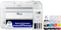 Epson - EcoTank ET-3850 All-in-One Cartridge-Free Supertank Printer (Refurbished) - White - Front_Zoom