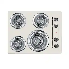 SUMMIT - 24" Wide 4-Burner Coil Cooktop - Brown