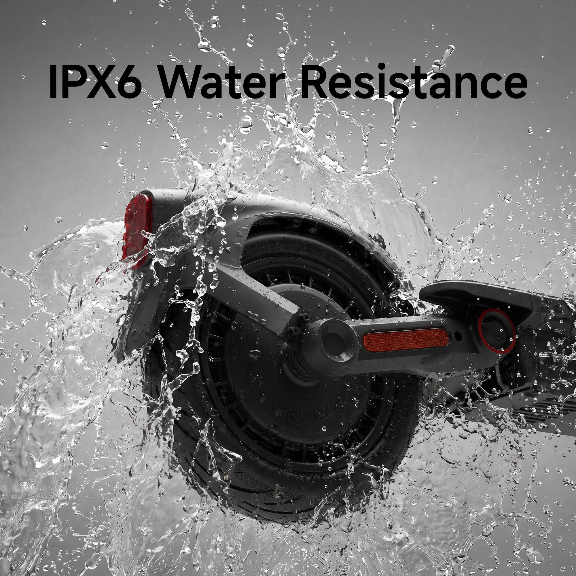 IPX6 Water Resistance