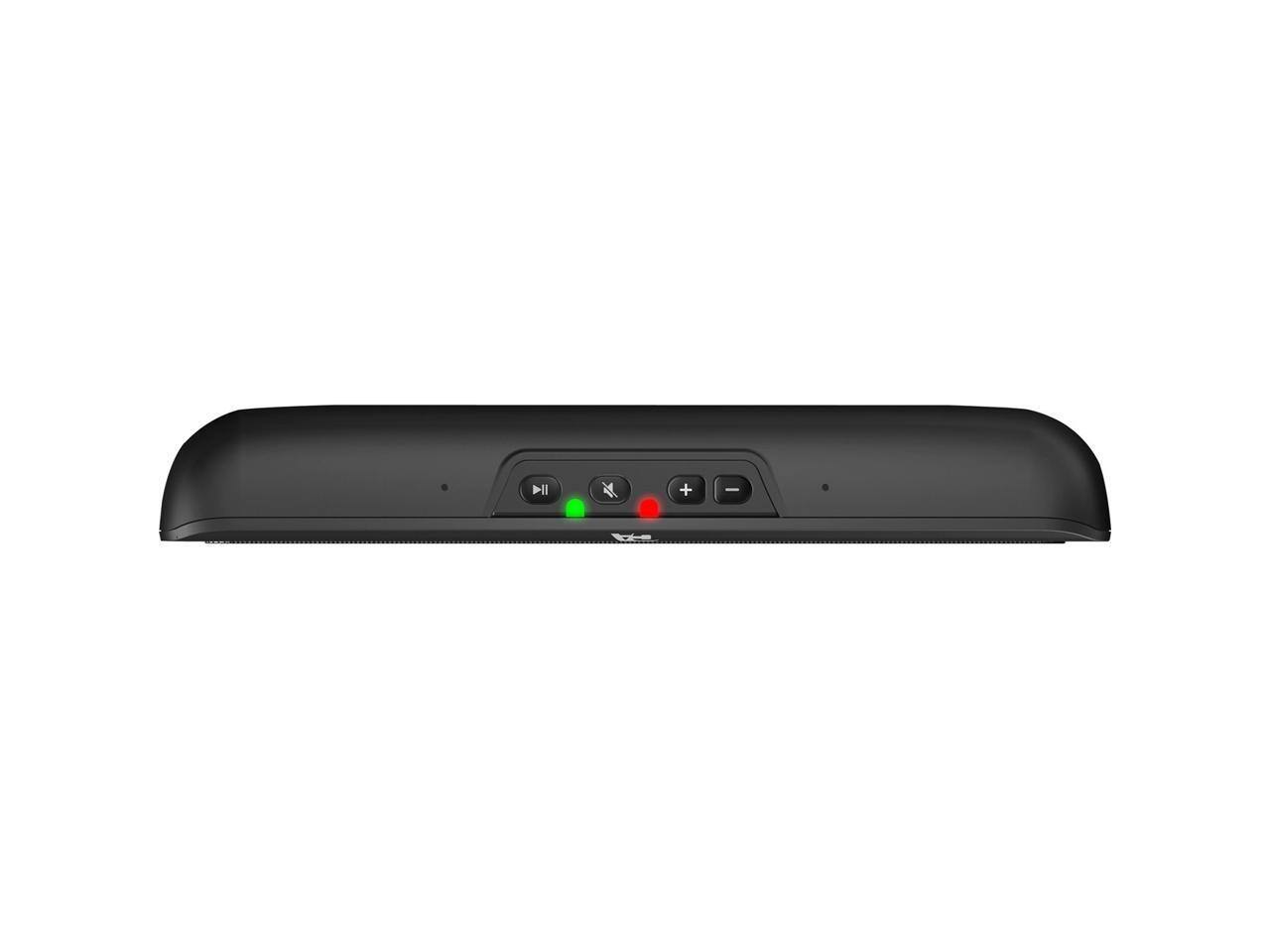 Alt View 3. Cyber Acoustics - Cyber Acoustics Compact USB Speaker Bar with Integrated Monitor Mount (CA-2890) - Black.