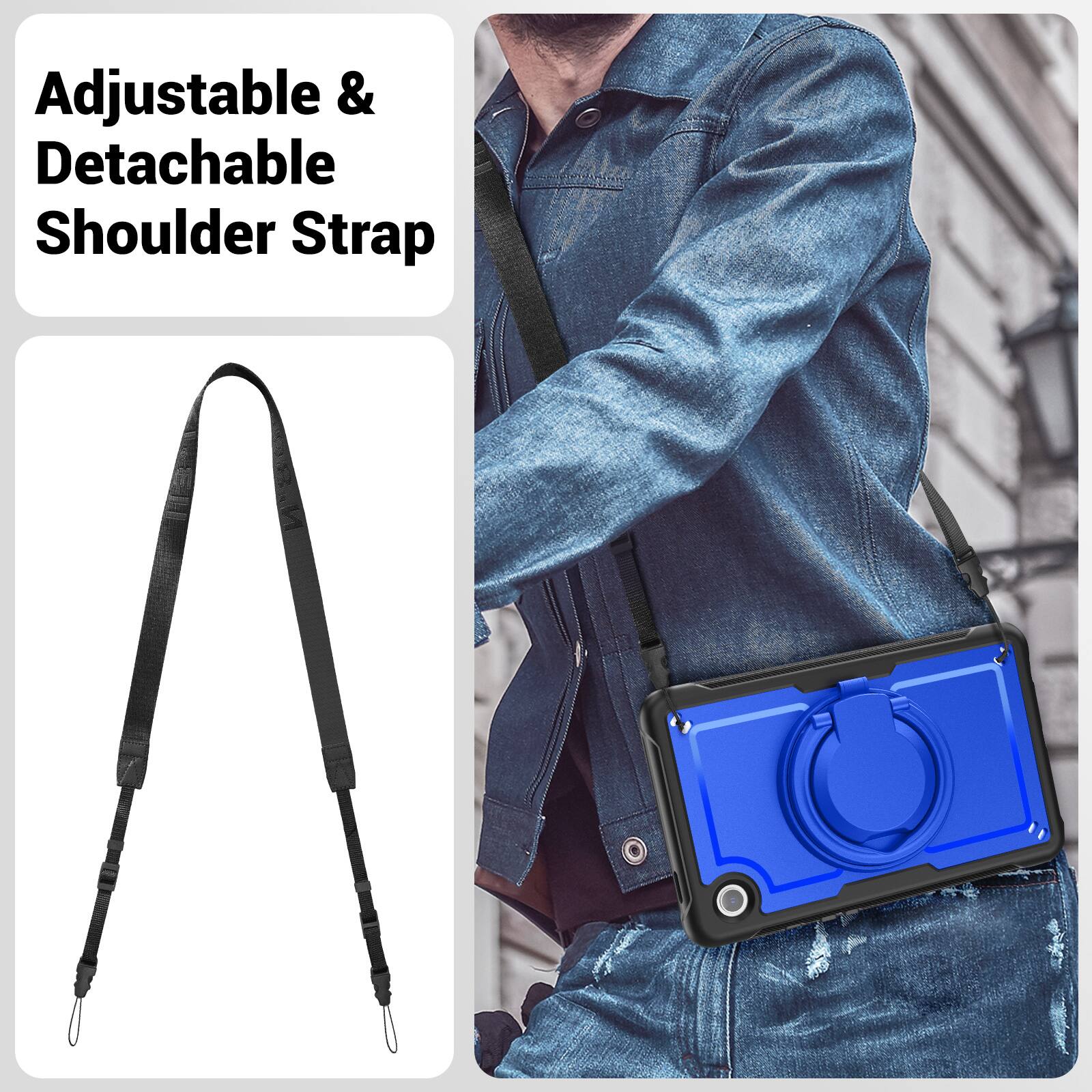 Adjustable & Detachable Shoulder Strap