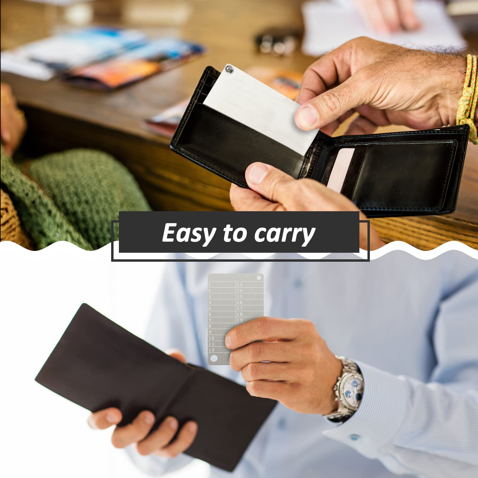 Alt View 3. Jadie Link - Crypto Wallets Metal Plate Marking Pen Cryptocurrency Hardware Cold Backups Seed Storage Bitcoin Compatible Bip39 - Metallic.