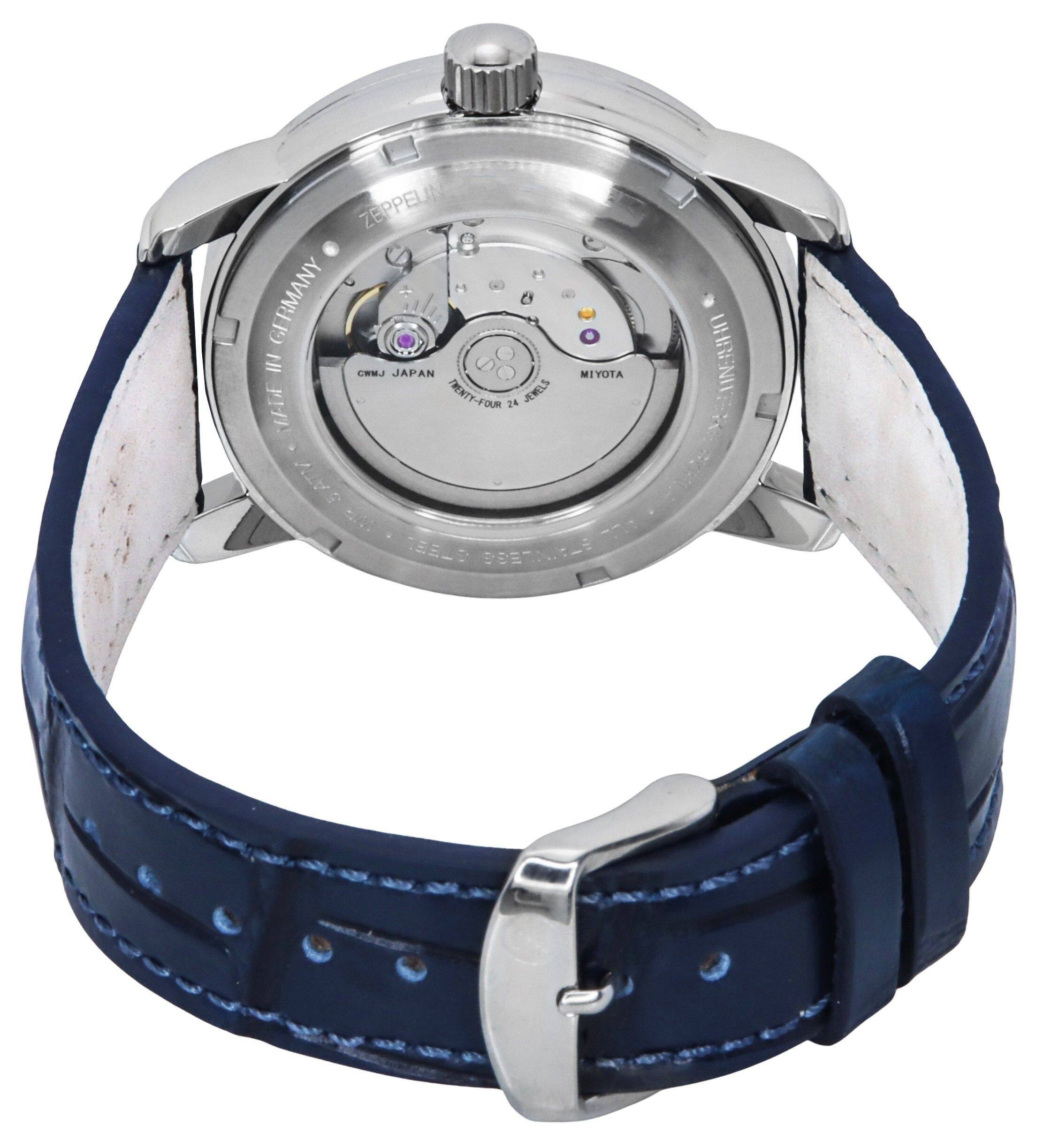 Zeppelin Friedrichshafen GMT Leather Strap Dial Automatic 85963
