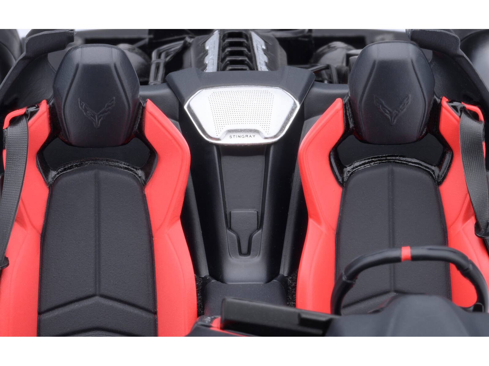 Left. Autoart - 2020 Chevrolet Corvette C8 Stingray Black 1/18 Model Car by Autoart - Black.