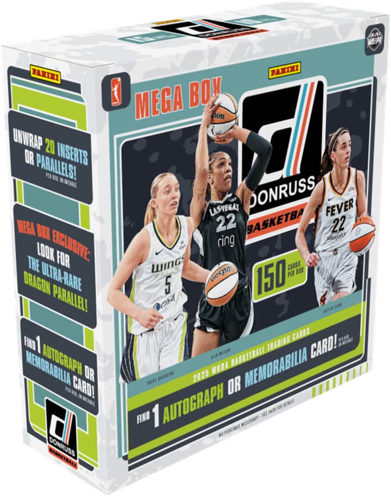 2025 Panini Donruss WNBA Basketball Mega Box
