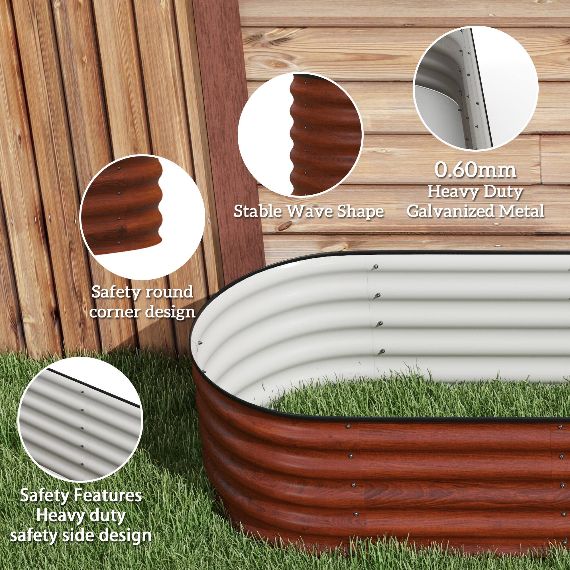 0.60mm Heavy Duty Stable Wave Shape Galvanized Metal

Safety round corner design

Safety Features Heavy duty safety side design