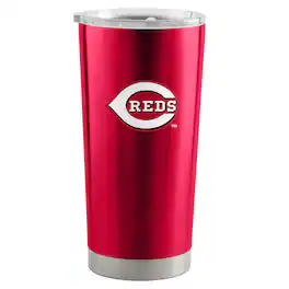 Logo Brands - Cincinnati Reds 20oz. Stainless Steel Game Day Tumbler - Multicolor