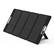 Front. PERUN - 100W Portable Foldable Solar Panel - Black.
