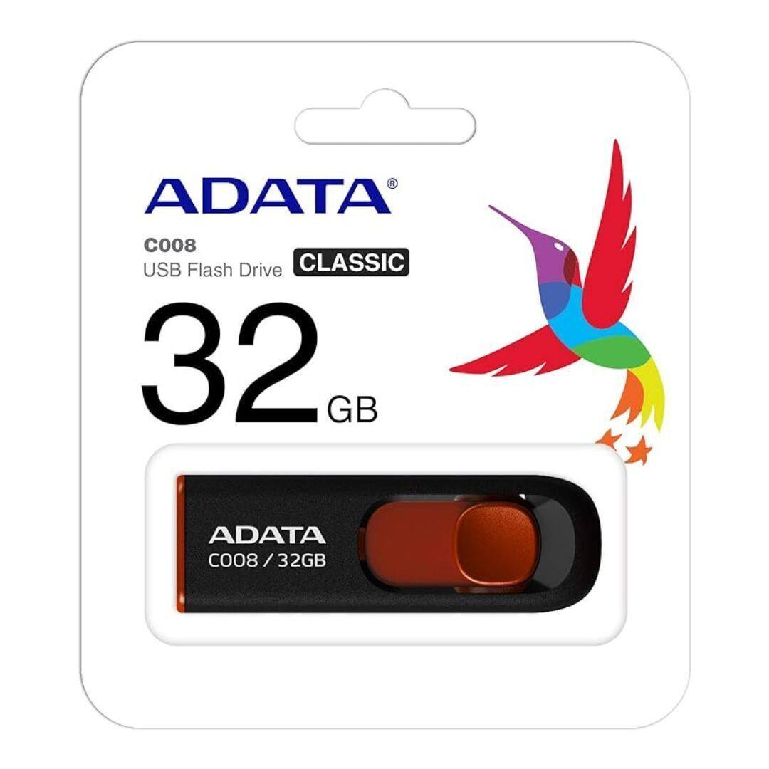 ADATA  
C008  
USB Flash Drive  
CLASSIC  
32 GB  

ADATA  
C008 / 32GB