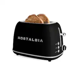 Nostalgia - Classic Retro 2-Slice Toaster - Black