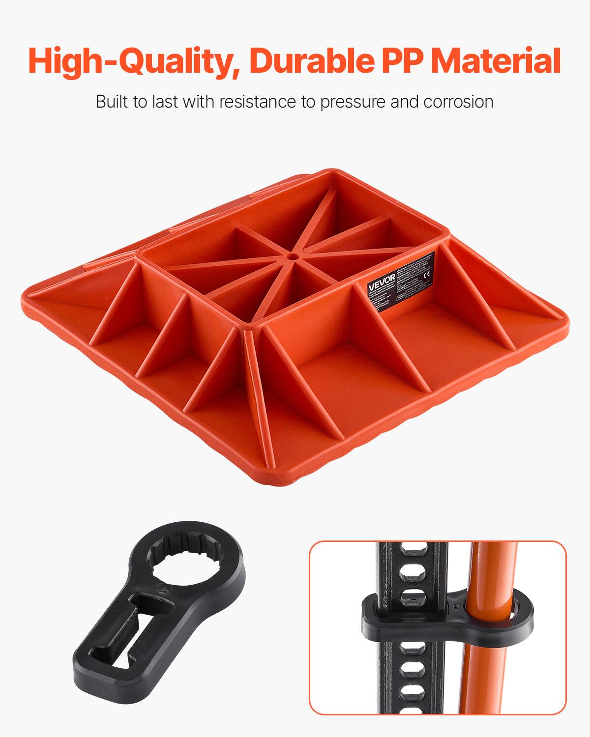 High-Quality, Durable PP Material  
Built to last with resistance to pressure and corrosion