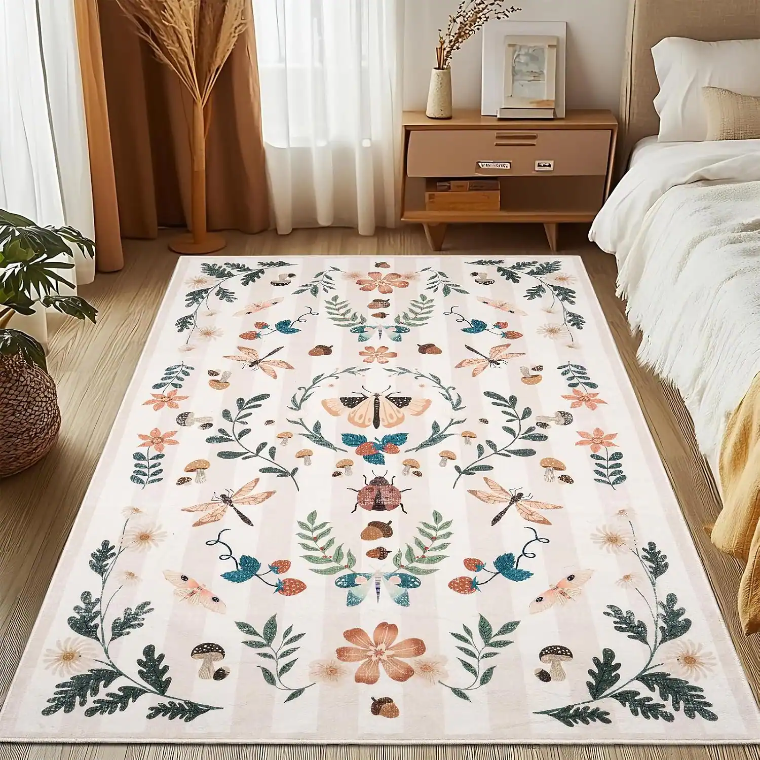 mosiso 3x5 Area Rug Soft Non Slip Indoor Floor Mat Washable Area Rugs ...