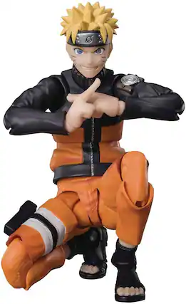 Front. Bandai - Tamashii Nations - Naruto Shippuden - Naruto Uzumaki -The Jinchuriki Entrusted with Hope, Bandai - COLLECTIBLES - Multicolor.