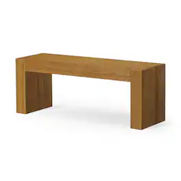 Maven Lane - Zeno Contemporary Wooden Bench Finish - Weathered Natural