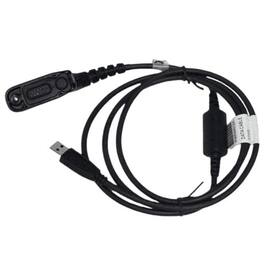 Motorola - Solutions USB PROGRAMMING CABLE PMKN4012B MOTOTRBO XPR6300 XPR6550 APX - Black