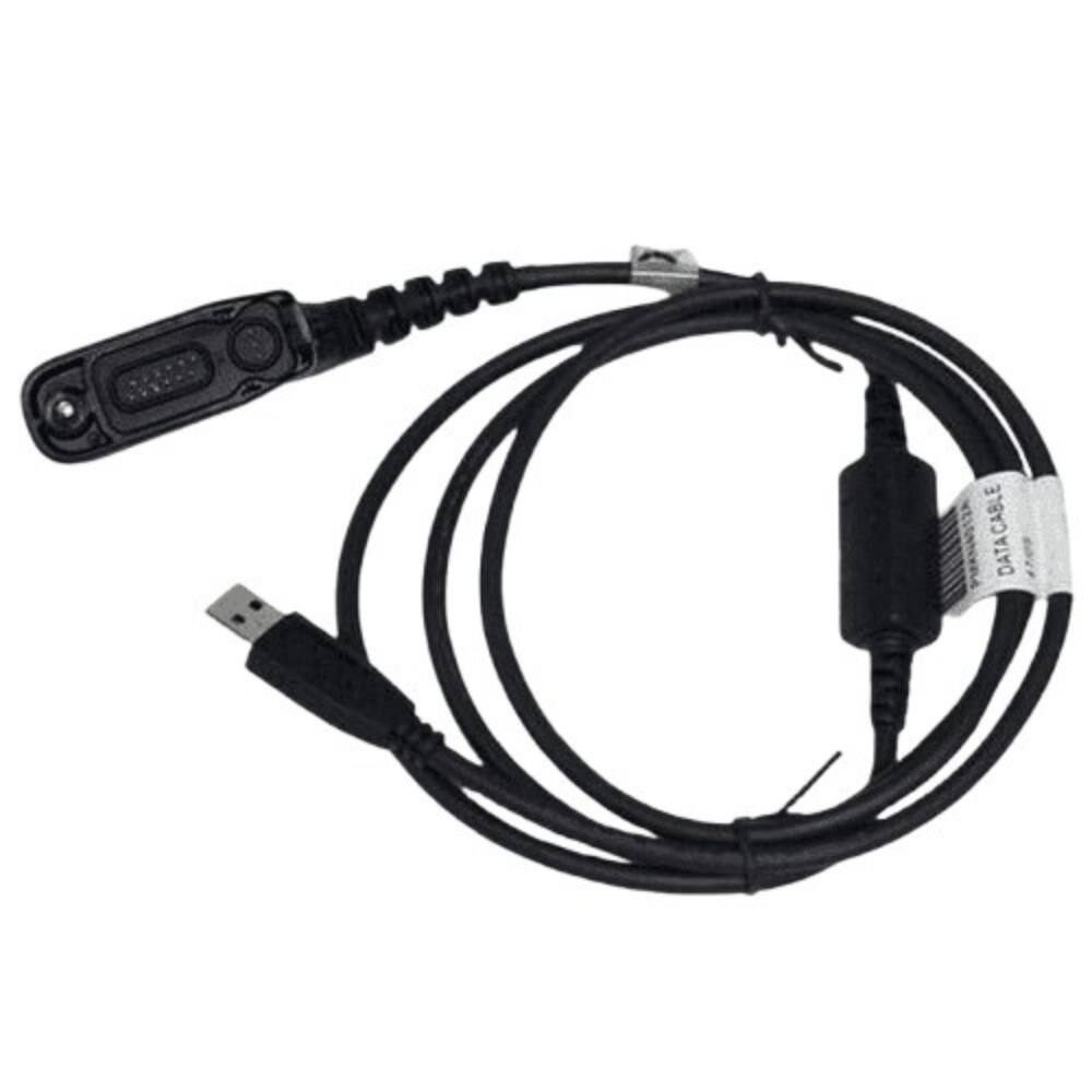 Motorola - Solutions USB PROGRAMMING CABLE PMKN4012B MOTOTRBO XPR6300 XPR6550 APX - Black