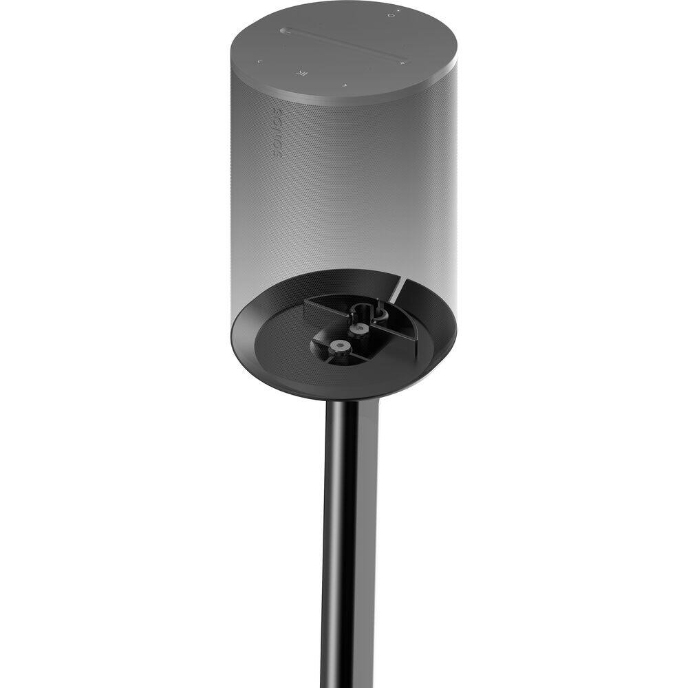 Alt View 4. Flexson - FLEXSON Floor Stand for Sonos Era 100 Speaker (Black, Single) - "NA".