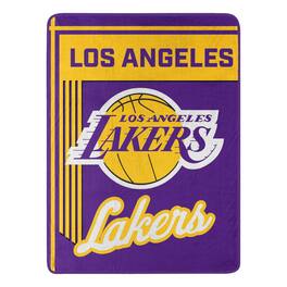 Sweet Home Collection - NBA Los Angeles Lakers 46" x 60" Raschel Throw Blanket - Purple