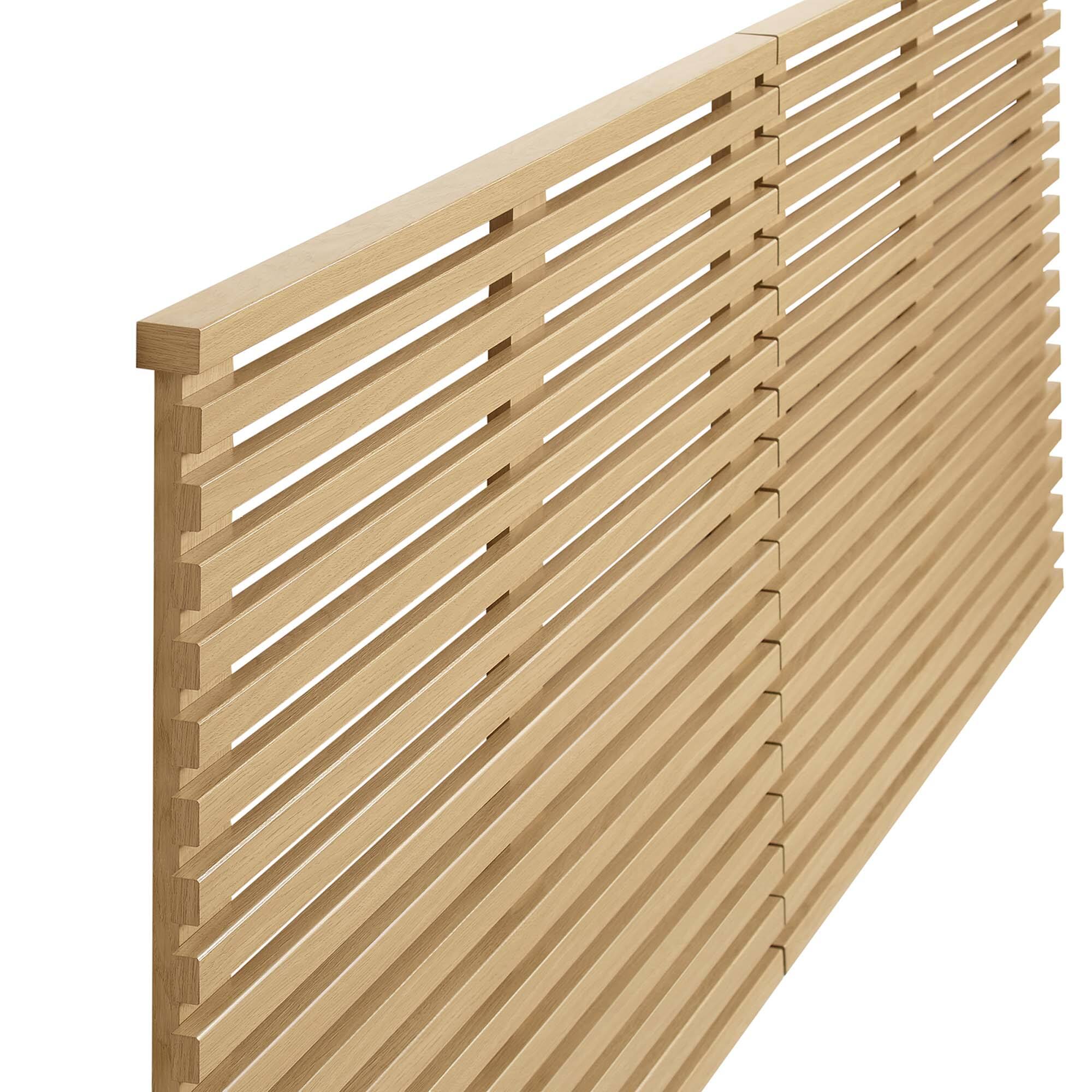 Alt View 1. Modway - Render Wall Mount King Headboard by Modway - Brown.