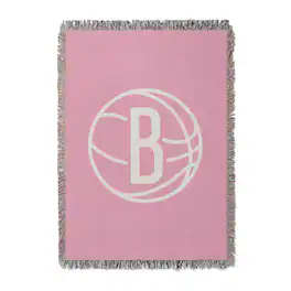 Chad & Jake - Brooklyn Nets Woven Blanket - Pink