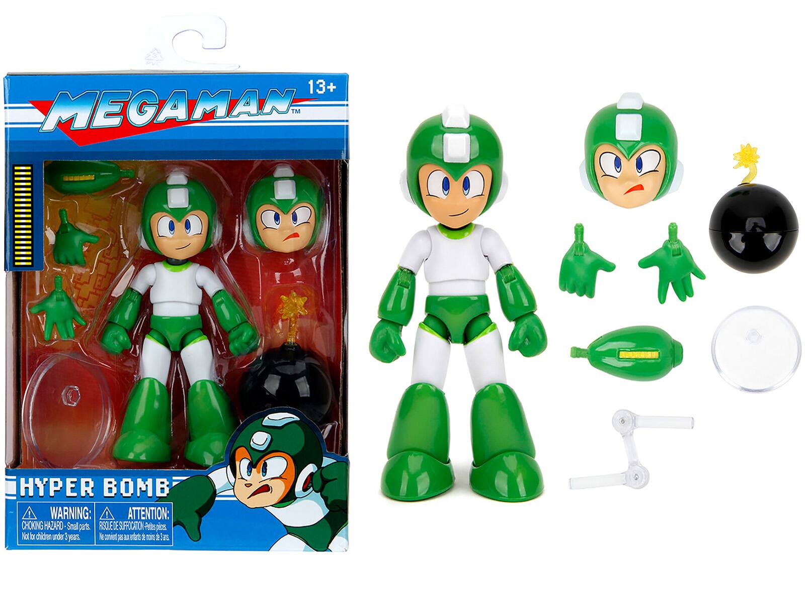 MEGAMAN™  
13+  

HYPER BOMB  

WARNING: ATTENTION:  
CHOKING HAZARD - Small parts. Not for children under 3 years.  
NE PAS SUICIDE - Petite pièce. Ne convient pas aux enfants de moins de 3 ans.