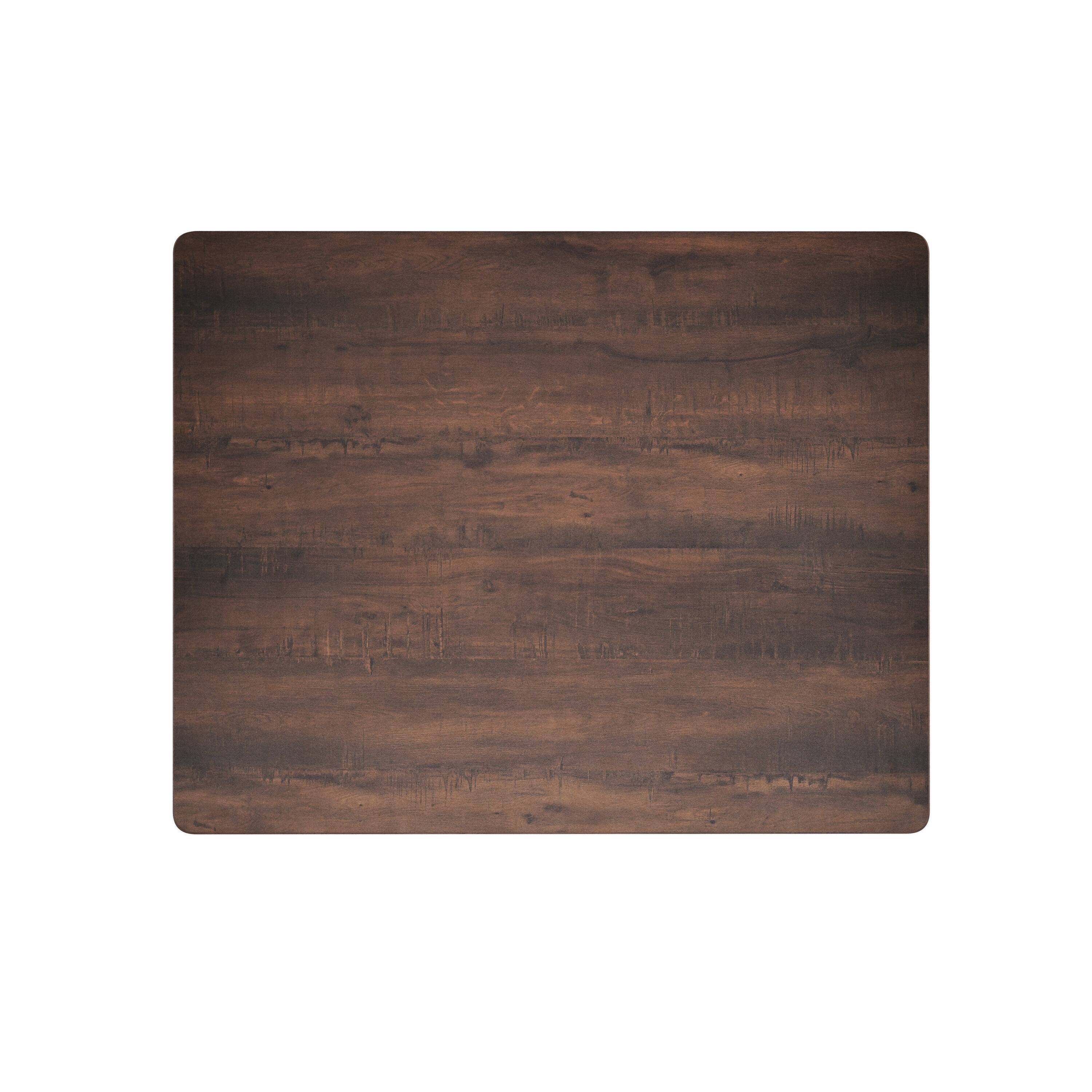 Emma + Oliver PureShield HPL Wrapped Tabletop, Seamless Edge, Scratch ...