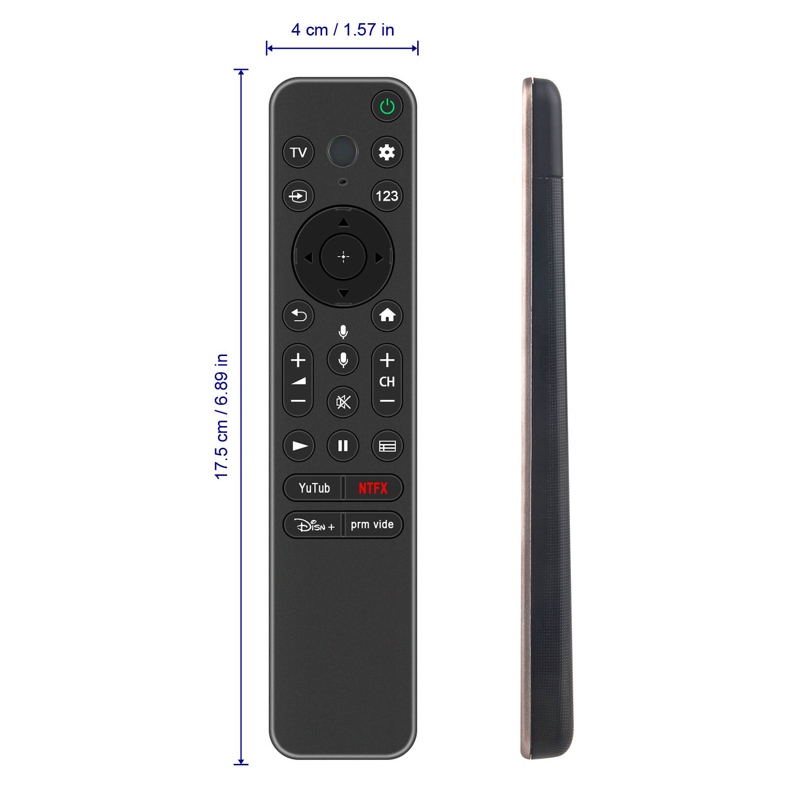 4 cm / 1.57 in

TV
123

17.5 cm / 6.89 in

+ CH

YouTube
NTFX

Disney+
prm video
