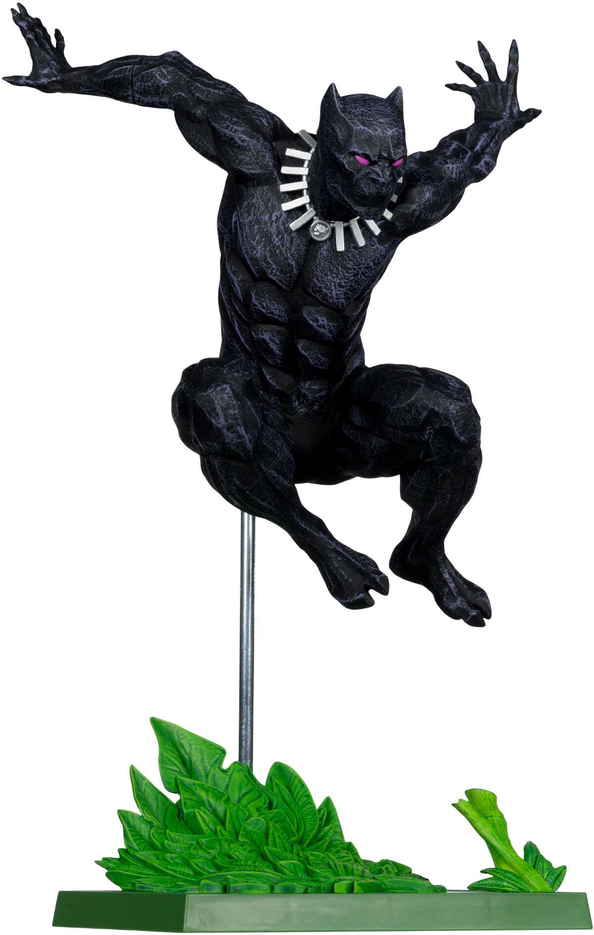 Alt View 4. McFarlane Toys - 11.3" Marvel Black Panther 1:6th Scale Collectible with Scene (Black Panther Annual (Variant) #1).