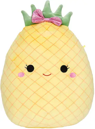 Front. Kellytoy - Squishmallow 5 Inch Mini Food Plush | Maui the Pineapple - Yellow.