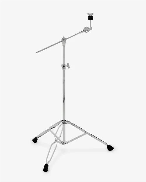 Front. Gibraltar Hardware - Boom Cymbal Stand, Lightweight Double Braced Chrome Hardware, with Hideaway Boom Tilter and Geared Cymbal Adjustment.