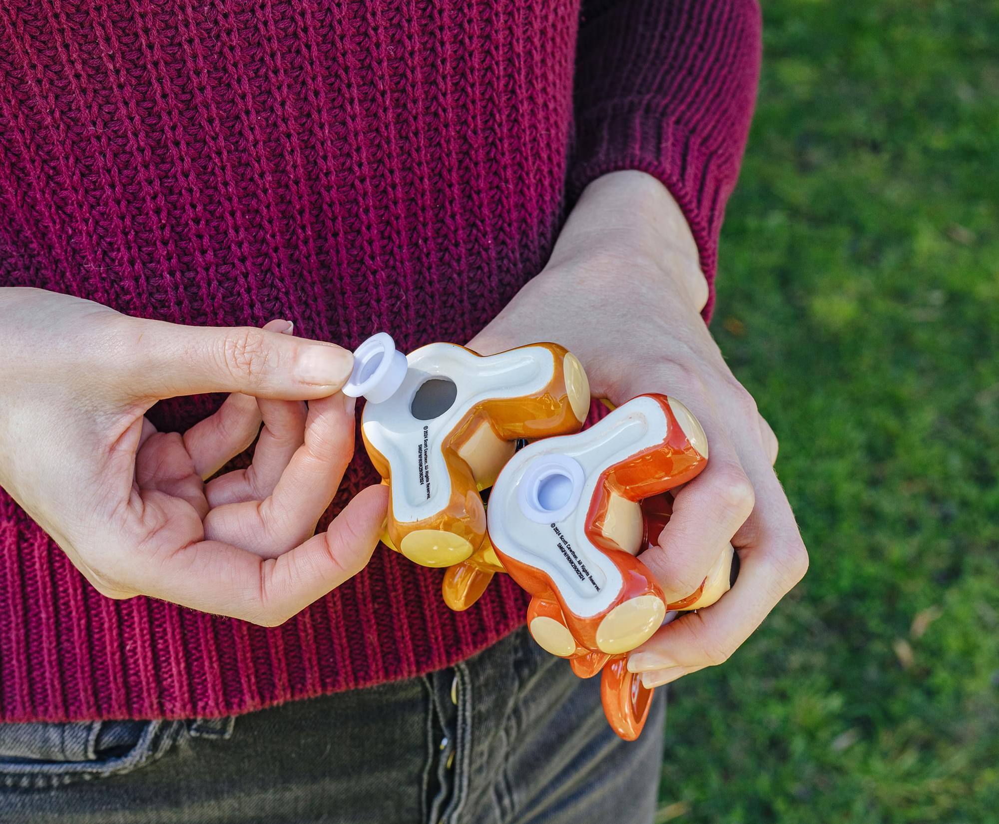 Alt View 4. Silver Buffalo - Five Nights At Freddy's Freddy and Foxy Ceramic Salt and Pepper Shaker Set - Brown.