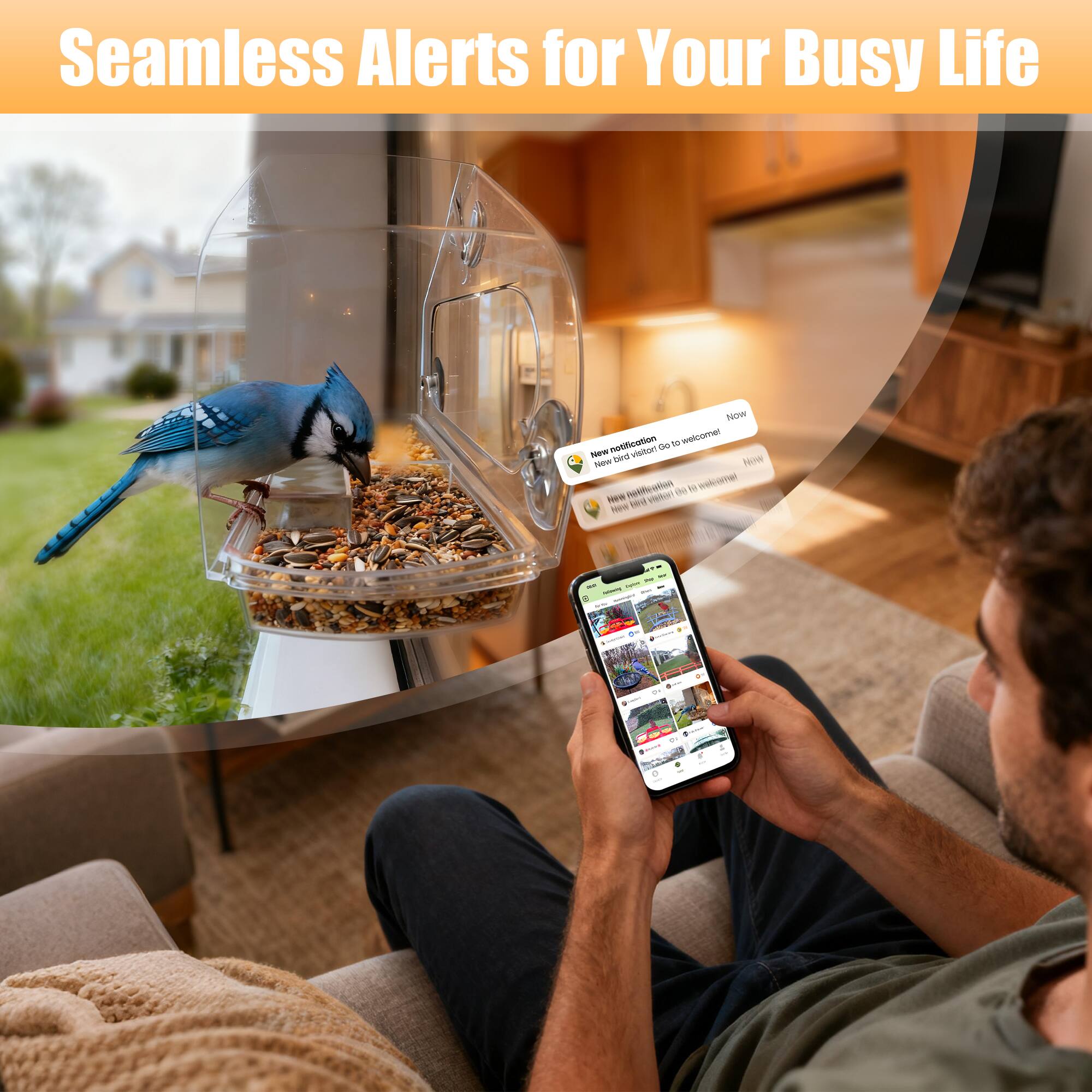 Seamless Alerts for Your Busy Life

New notification - New visitor to welcome!
New notification - New visitor to welcome!