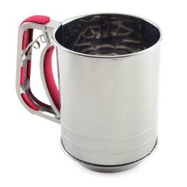 Norpro - Stainless Steel Flour Sifter, 3 Cup, Hand Crank - Wilv