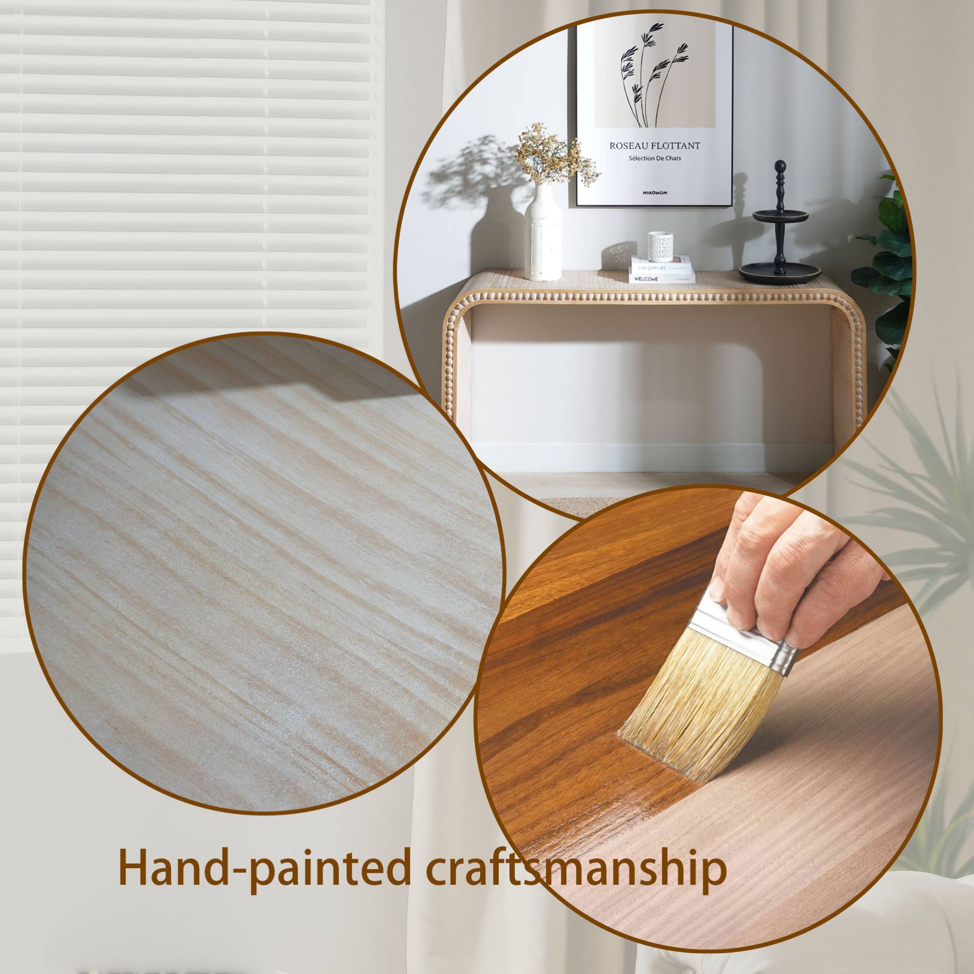 ROSEAU FLOTTANT - de Chars  
Hand-painted craftsmanship