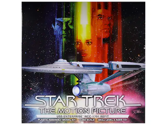 STAR TREK
THE MOTION PICTURE
USS ENTERPRISE™ NCC-1701 REFIT
PLASTIC ASSEMBLY MODEL KIT
1:350 SCALE
SKILL LEVEL 2
AGES 10+