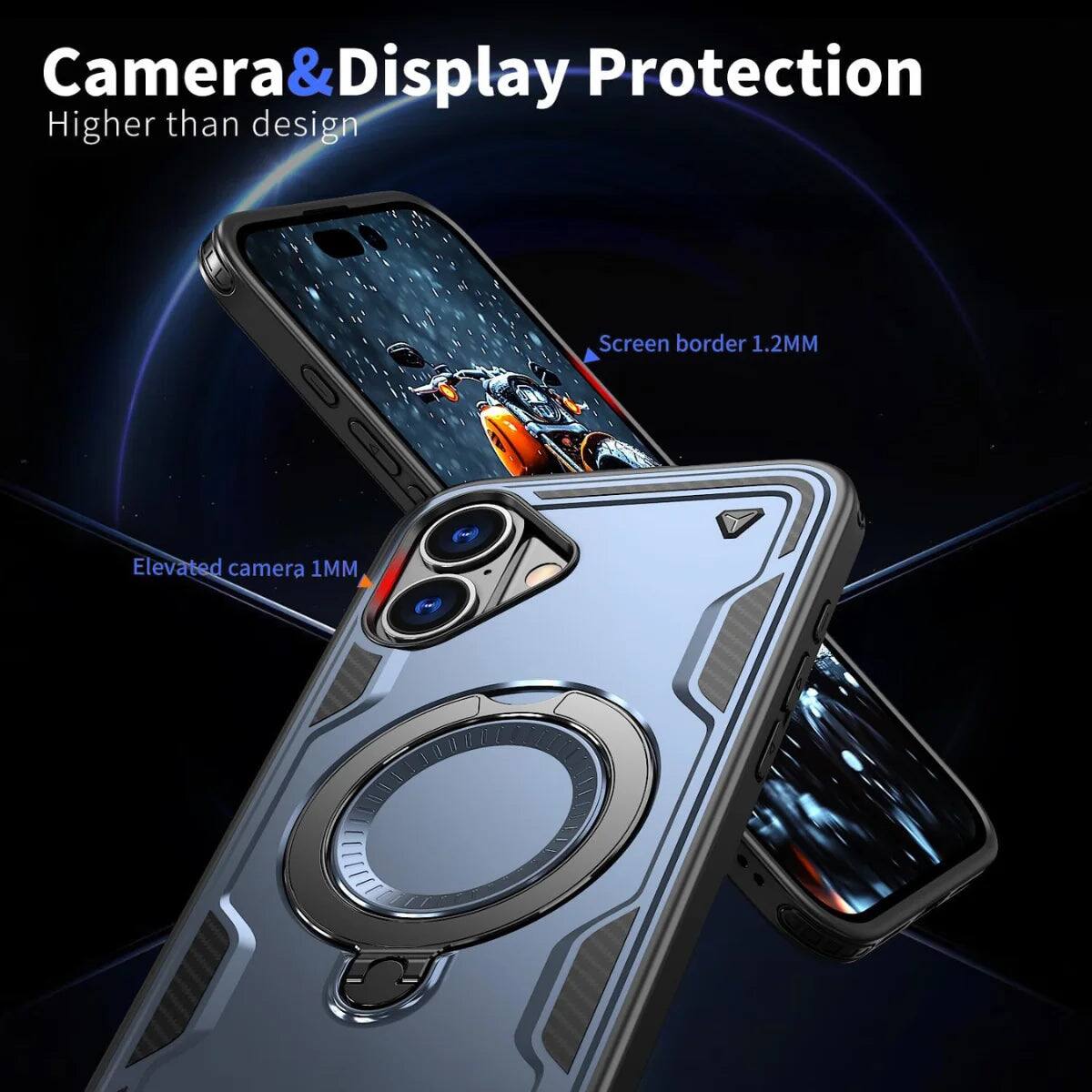 Camera & Display Protection
Higher than design
Screen border 1.2MM
Elevated camera 1MM