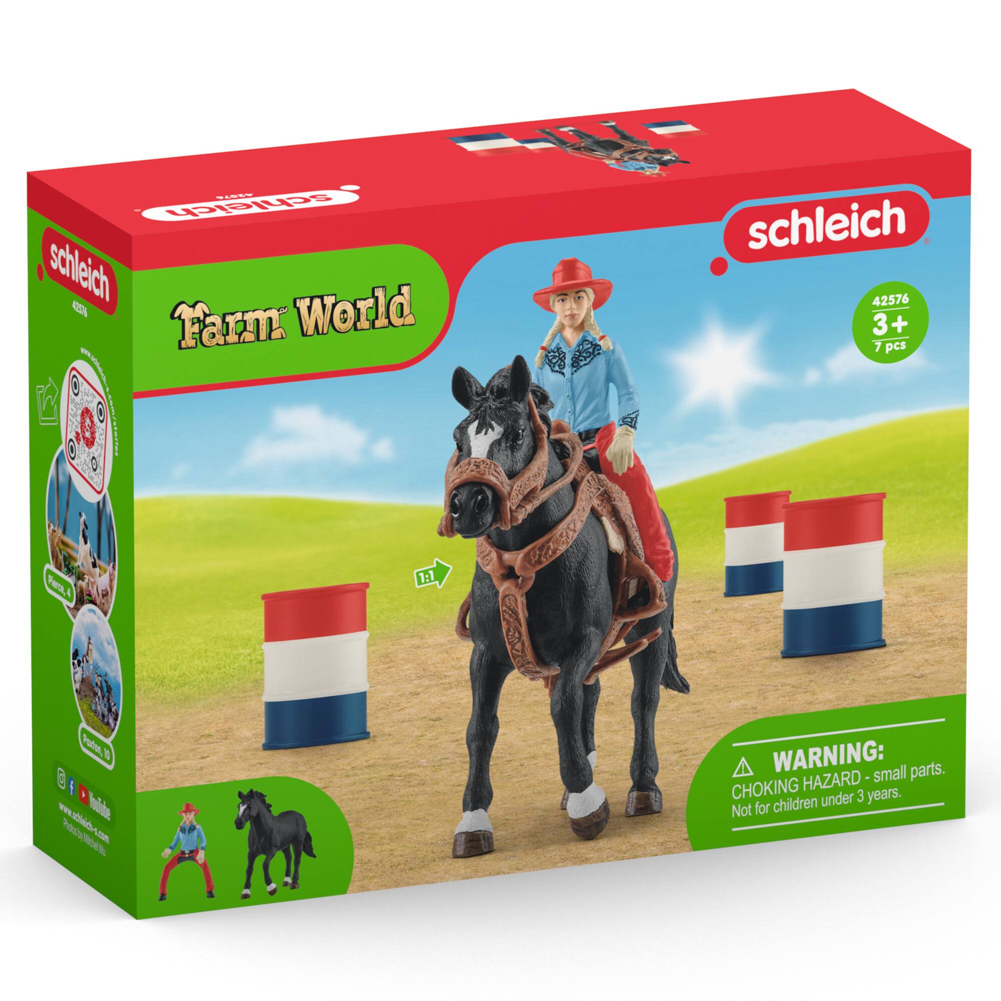 - Schleich 4250% World Farm - I! : V 2 : 0 | Jl O
- Schleich 42576 3+ 7 pcs
- Farm World
- WARNING: HAZARD - small parts. CHOKING HAZARD - Not for children under 3 years.
- www.adl6d.com