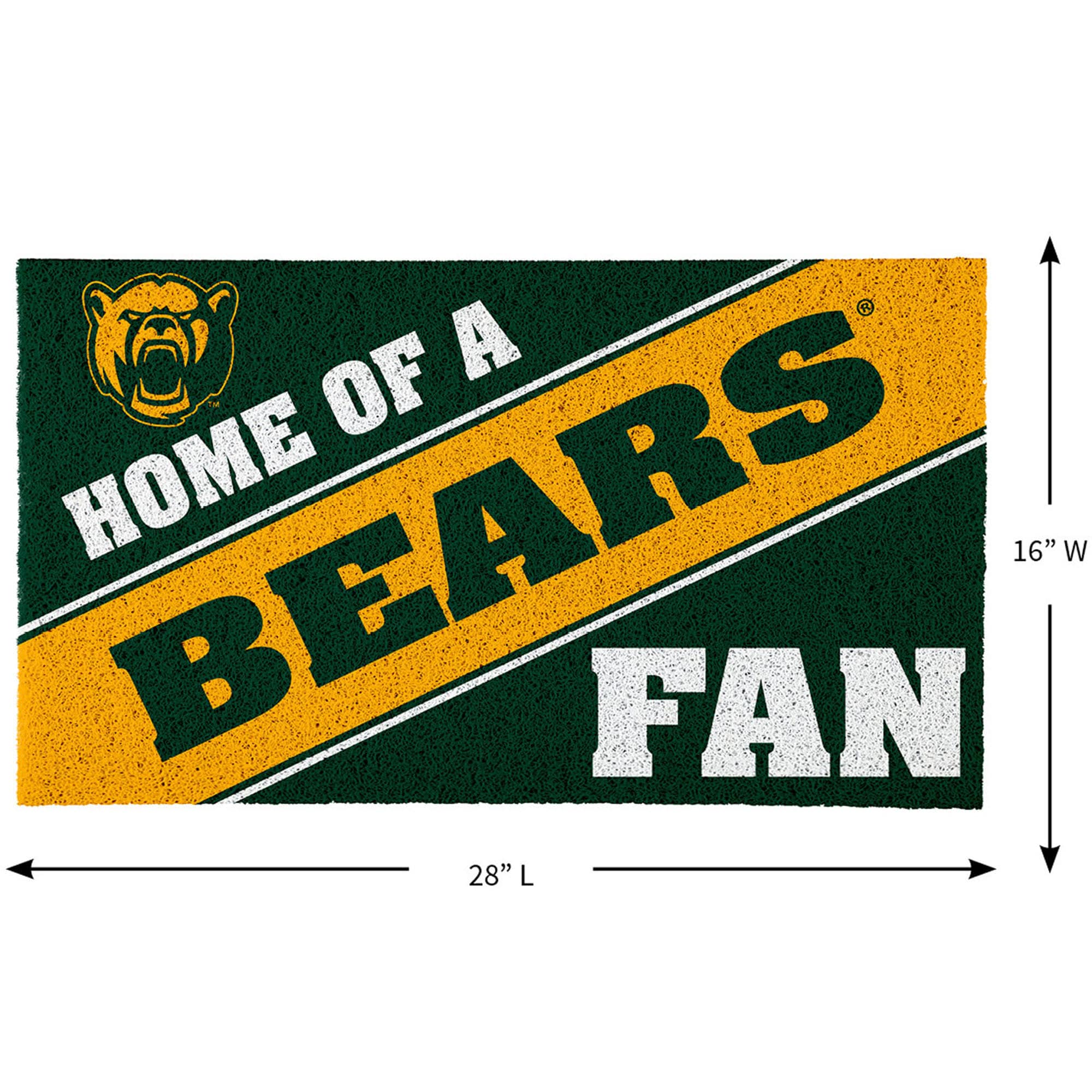 A Home of a Bears Fan 16" W 28" L