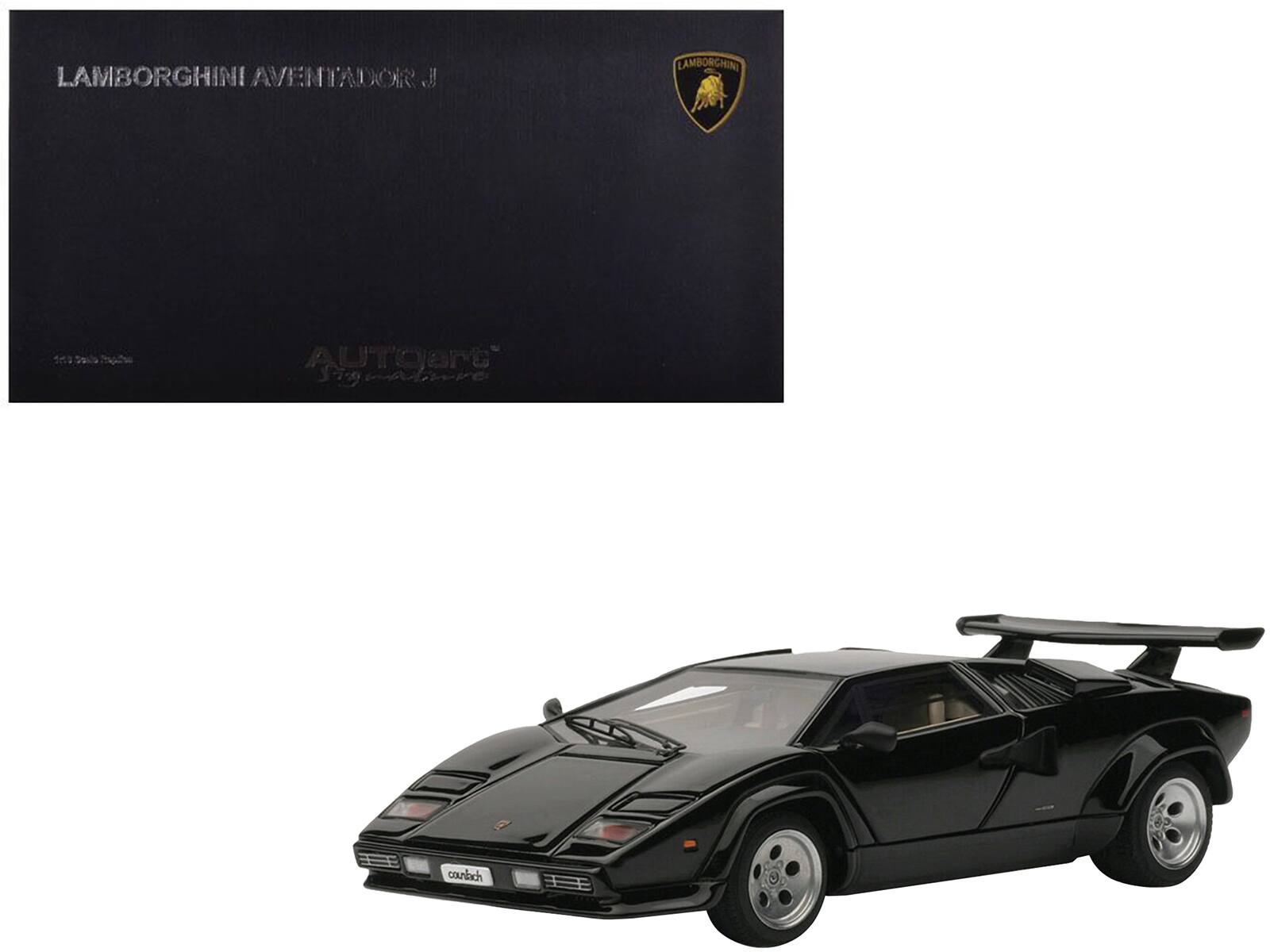Lamborghini Countach 5000S Black 1/43 Diecast Car Model by Autoart price history on PriceWatchPro