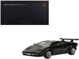 Lamborghini Countach 5000S Black 1/43 Diecast Model Car by Autoart - Black