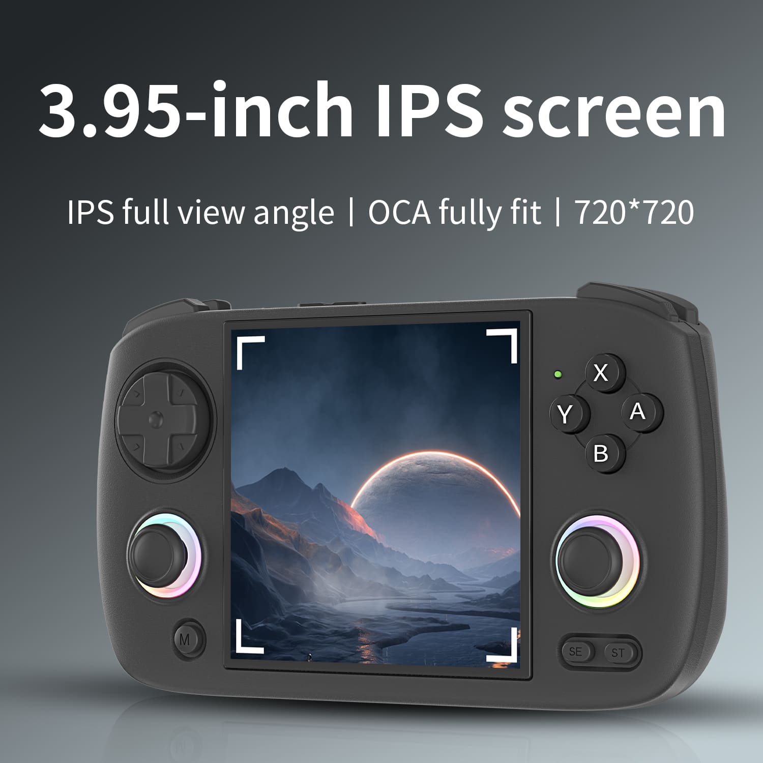 Portable Retro Game Console with RGB Lights and 5000 Built In