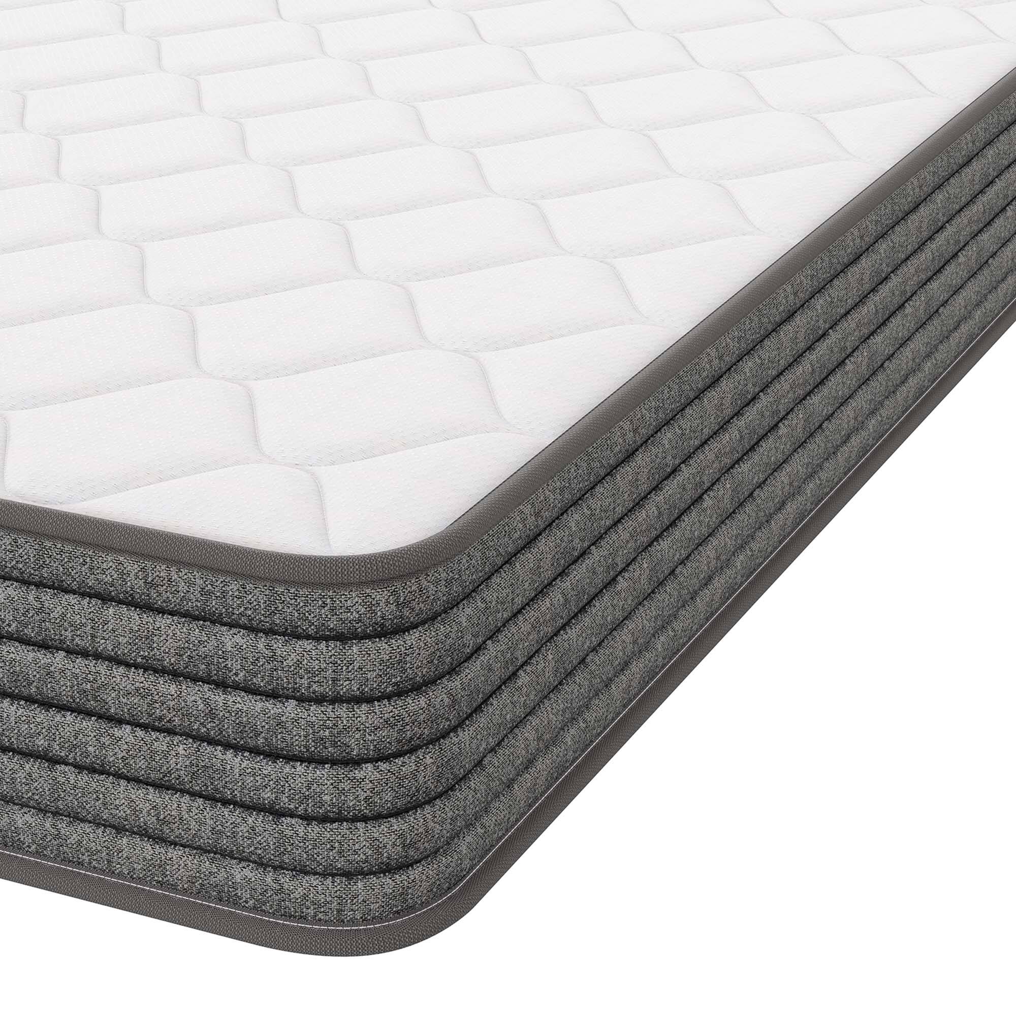 Alt View 4. Modway - Kate 6" King Mattress by Modway - White.