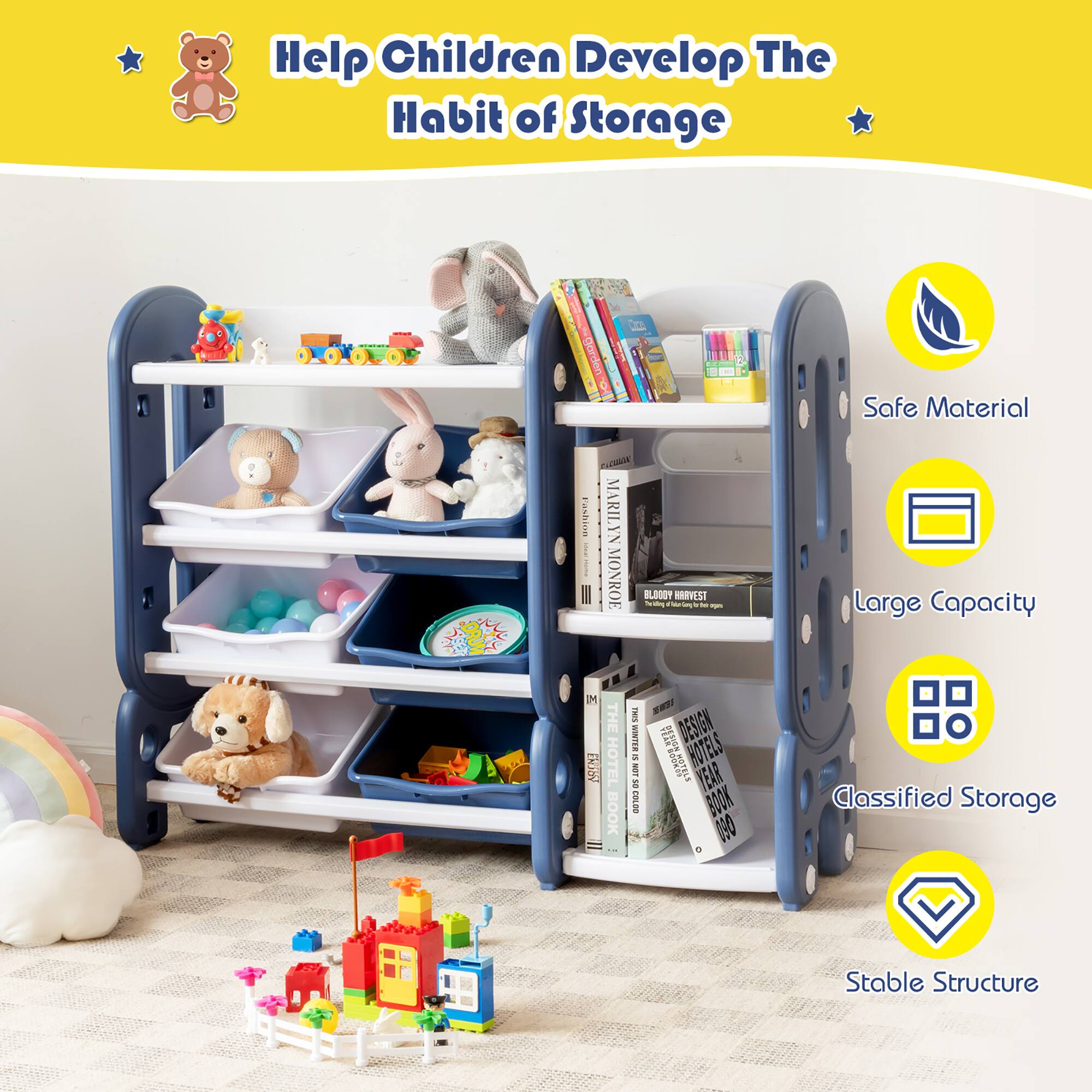 Help Children Develop The Habit of Storage

- Safe Material
- Large Capacity
- Classified Storage
- Stable Structure

MARILYN MONROE BLOODY HARVEST

THE ERON HOTEL BOOK

DESIGN HOTEL BOOK 100