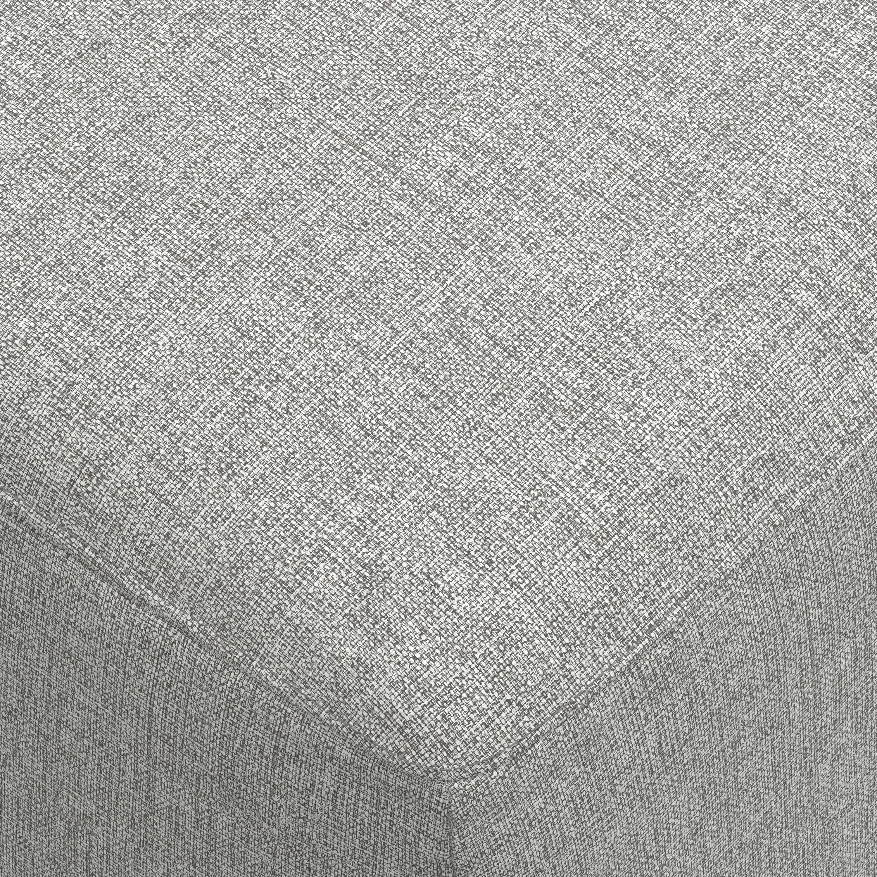 Alt View 6. Simpli Home - Rex Ottoman in Tightly Woven Performance Fabric - Pale Grey.
