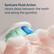 Sonicare Fluid Action cleans deep between the teeth and along the gumline