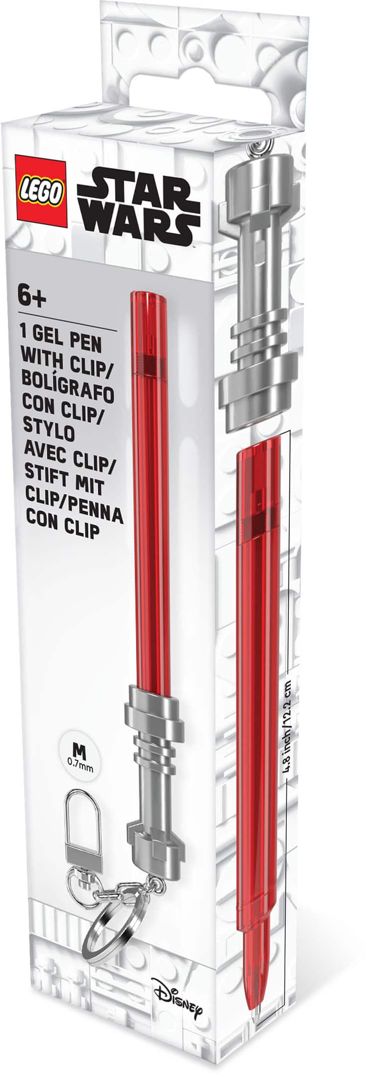 Santoki - LEGO Star Wars Lightsaber Gel Pen With Clip And Key Ring- Red price history on PriceWatchPro